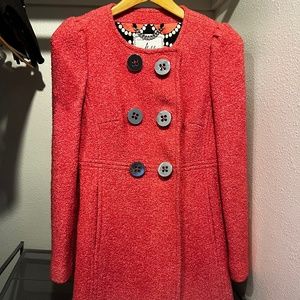 Pink, size 2 Milly peacoat